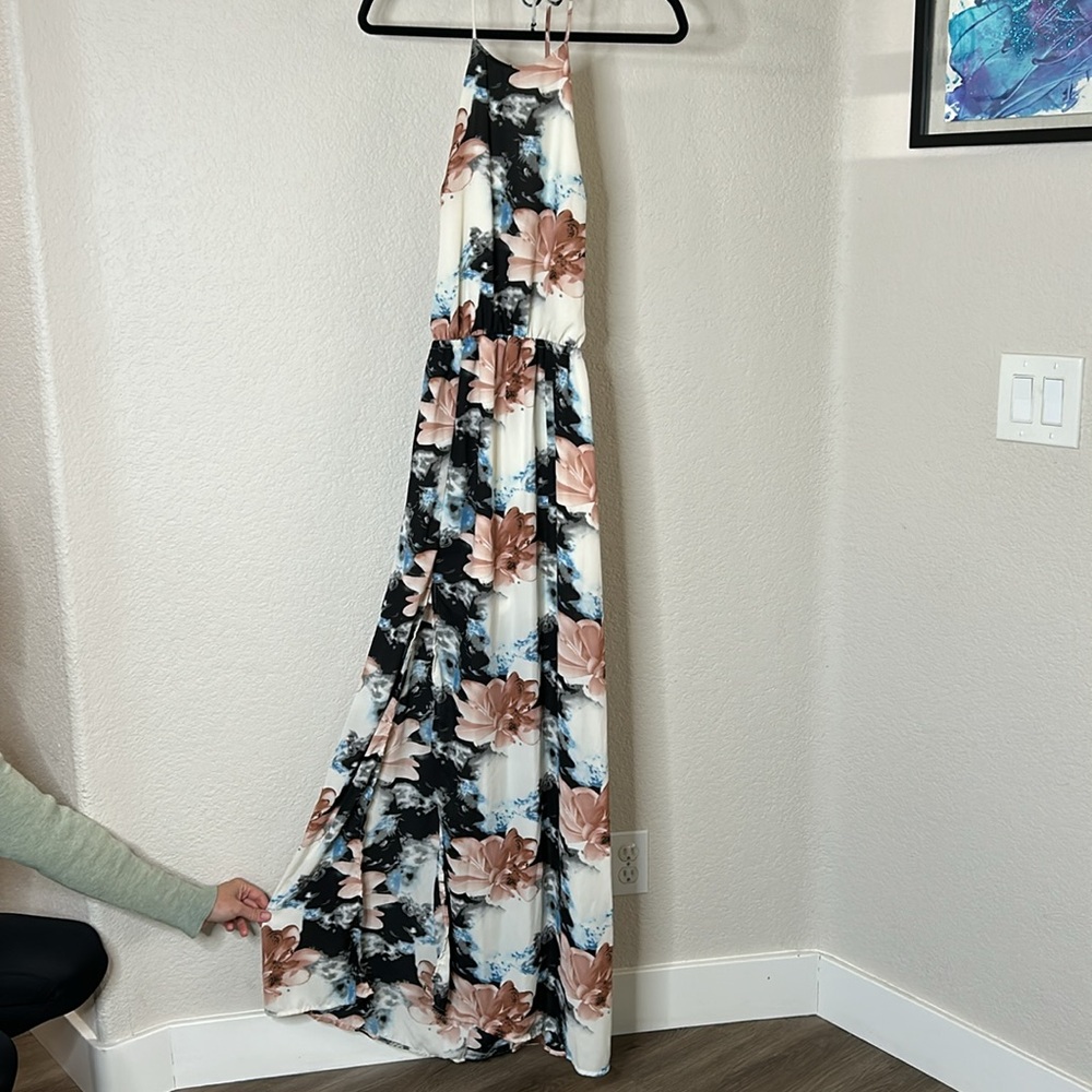 Long floral dress